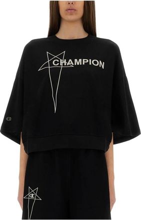 Champion Tommy T-shirt - Dames - T-shirts - Zwart - XS - Katoen - Tops