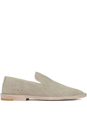 Osklen Moc su&egrave;de slip-on mocassins - Groen