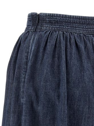 Valentino Garavani Cotton Chambray Pants - Blue