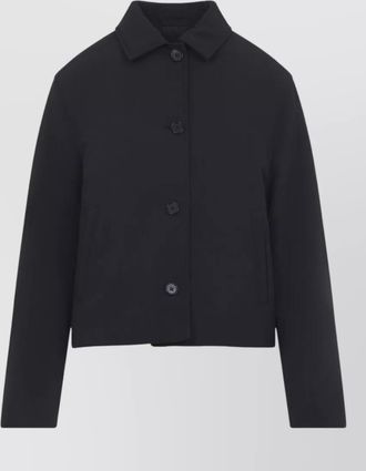 Jil Sander cropped single breasted jacket