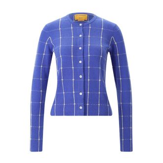 Guest In Residence Cardigans - Dames - Truien - Blauw - Maat: L Zijde