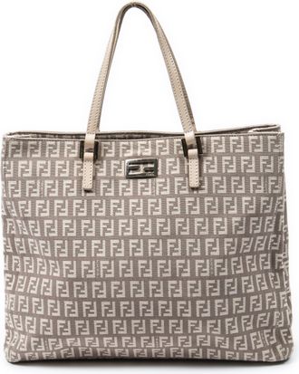Fendi Pre-owned Womens Small Square Shopping Tote Handbag - Pink - One Size