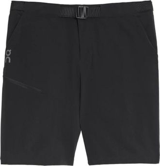 On Running Trek Short voor Buitenavonturen - Heren - Hardloop korte broeken - Zwart - L - Fitness