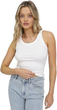 Belle & Bloom Last Time Ribbed Tank Top in White at Nordstrom, Size X-Small Au