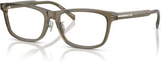 Prada Rechthoekige Acetaat Zonnebril - Heren - Accessoires - Grijs - Maat: 56 MM