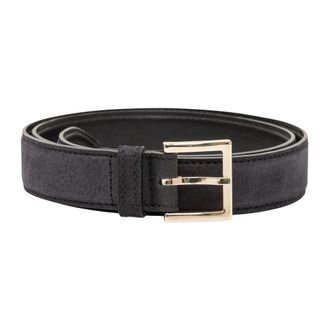 Orciani Nabucco Riem - Dames - Riemen - Zwart - 80 CM - Leer - Accessoires