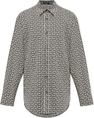 Balmain Hombre, Camisas, Negro, Talla: 2XL