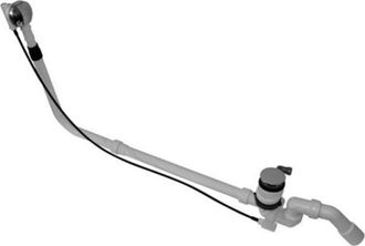 Duravit Kit De Desag&uuml;e Y Rebose Duravit Con Entrada Inferior, Cromado