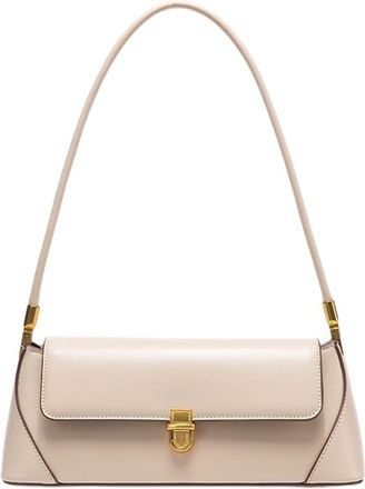 Generic Fashion Flap Shoulder Bags for Women Tote Handbag Small Clutch Purse Casual Underarm Bags Small Ladies Purses (White)