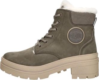 Palladium Pallarise NBK L Boots - Dames - Winterlaarzen - Beige - 42 EU - Leer - Schoenen