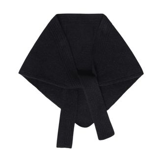 Jacquemus Le Chale Gros Grain Scarf - Accessories - Mujer - Negro - ONE SIZE