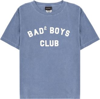 Dsquared2 Blue Graphic Crew Neck T-Shirt
