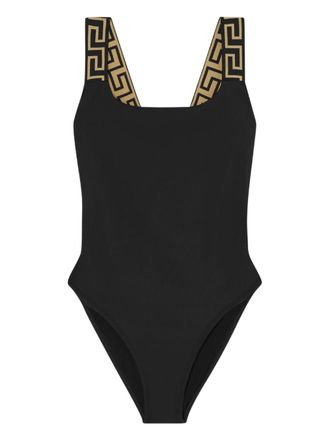 Versace Greca Border swimsuit - Black