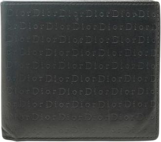 Dior Pre-owned Wallets, male, Black, Size: ONE SIZE Pre-owned Bifold Wallet
