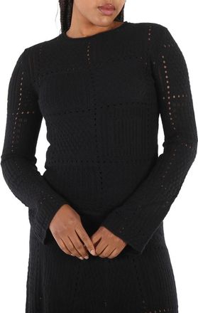 Chlo&eacute; Ladies Black Knitted Pullover Jumper, Size Large