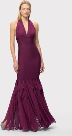 H&eacute;rve L&eacute;ger The Louisa Gown in Maraschino at Nordstrom, Size Xx-Small