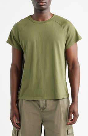 Elwood Raglan Sleeve T-Shirt in Olive at Nordstrom, Size Xx-Large