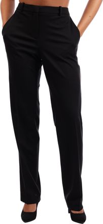 HUGO BOSS Womens Tameah1 Trousers in Black Viscose - Size 16 UK