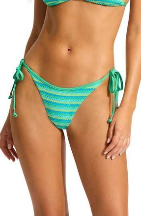 Seafolly Rio Side Tie Bikini Bottoms in Jasmine at Nordstrom Rack, Size 10 Us / 14 Au