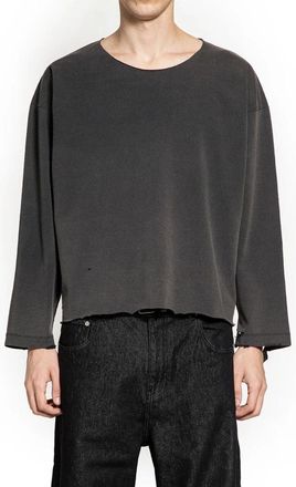 Second/Layer Long Sleeve T-Shirts, male, Black, M, Thrasher LS Teee