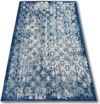 RugsX Rugsx - Alfombra Acr&iacute;lica Yazz 7006 Oriente Gris/azul/marfil Blue 200x290 Cm