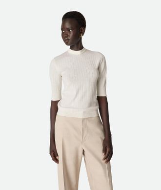 Bottega Veneta Wool Rib Top - Bottega Veneta