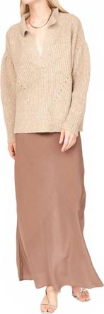 Mirth Santander Skirt In Taupe