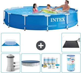 Intex Piscina Con Estructura Redonda - 366x76 Cm - 8-piezas S31763
