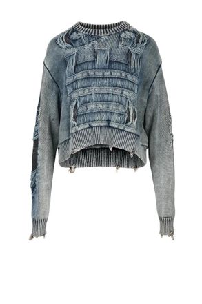 Diesel Cotton Sweater - Blue