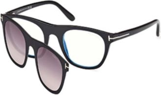 Tom Ford Klassieke Zwarte Zonnebril - unisex - Brillen - Zwart - 51 MM - Accessoires