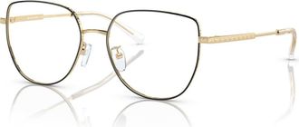 Michael Kors 55mm Round optical glasses in Gold at Nordstrom