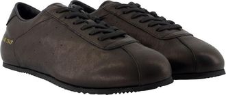 Common Projects Mens Leather Calfskin Driving Shoe Black Flats