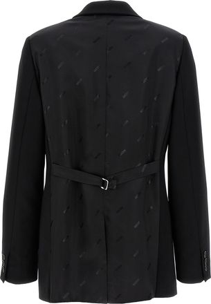 Moschino Womens Black Polyester Blazer Clothing