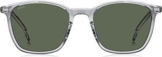 BOSS 53mm Sunglasses in Grey/green at Nordstrom