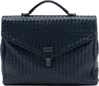 Bottega Veneta Pre-owned Bottega Veneta Nappa Intrecciato Briefcase Unisex 7WKVCDROPPZJ34D3
