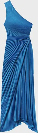 A.L.C. Lara Pleated Satin Gown