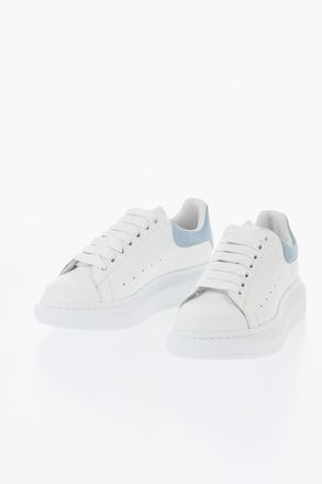 Alexander McQueen Leather Low-Top Sneakers LARRY with Contrast Detail Alexander McQueen