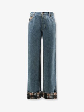 Burberry Dexter Jeans with Traditional Check - BURBERRY - gender_Man