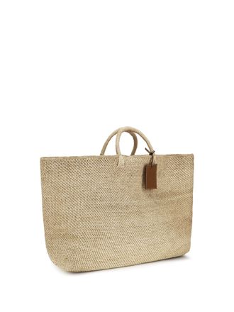 Maneb&igrave; Womens Saona Maxi Tote Bag Natural Raffia Handbags Hand