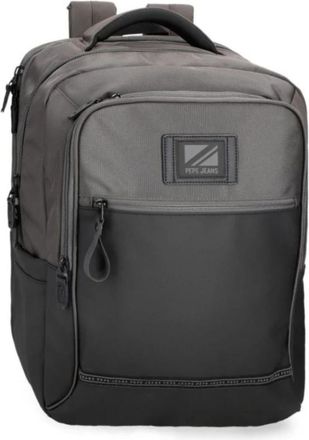 Pepe Jeans London Stratford Rugzak - Heren - Rugzakken - Zwart - ONE Size - Polyester - Tassen