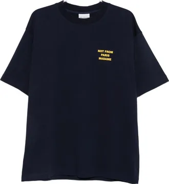 Dr&ocirc;le de Monsieur Bold Slogan T-shirt