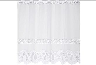 Home Wohnideen Gardine »LEONORA« Durchzuglöcher 1 Stk. tlg. Kurzstore Jacquard