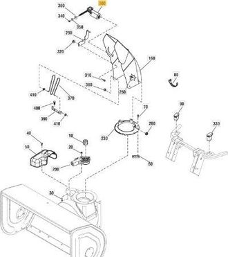 STIGA Sports Motor Deflector Stiga Original - 1812-2421-01