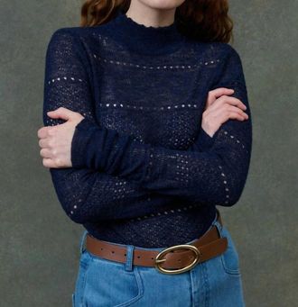 Louise Misha Karesta Sweater In Navy
