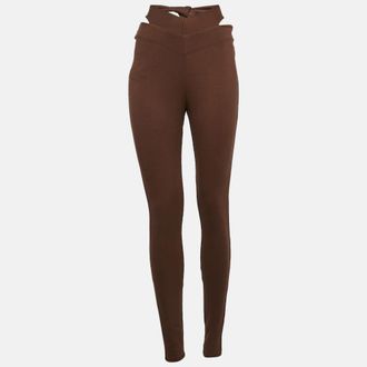 LPA Lpa Brown Jersey Tie-Up Waist Trousers