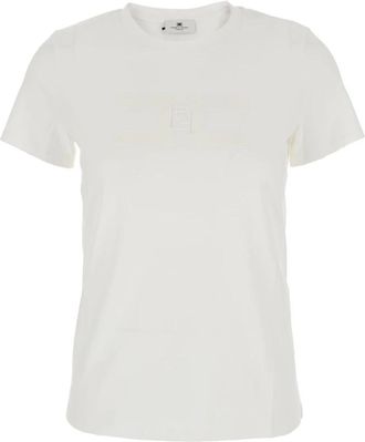 Elisabetta Franchi Dames, Tops, Wit, Maat: M Jersey