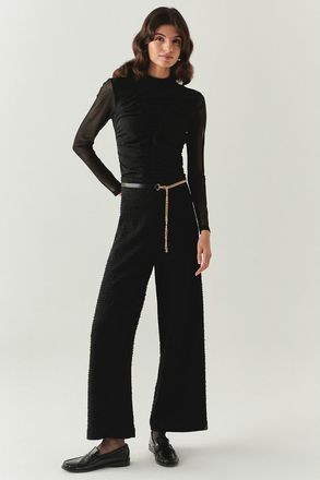 Exquise Yamileth Textured Zip in Black at Nordstrom, Size X-Large