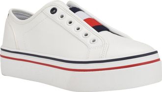 Tommy Hilfiger Balie Slip-On Platform Sneaker in White at Nordstrom, Size 5.5
