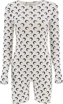 Marine Serre Playsuits - Dames - Playsuits - Wit - S - Jumpsuits & Playsuits