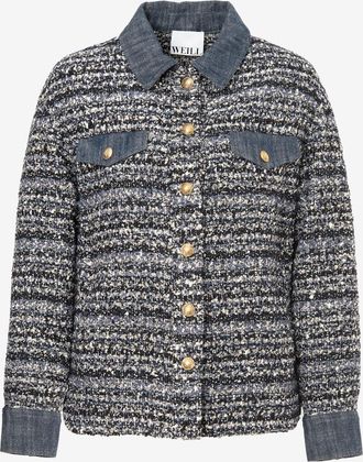 Weill Leichte Tweedjacke mit Hemdkragen Carle